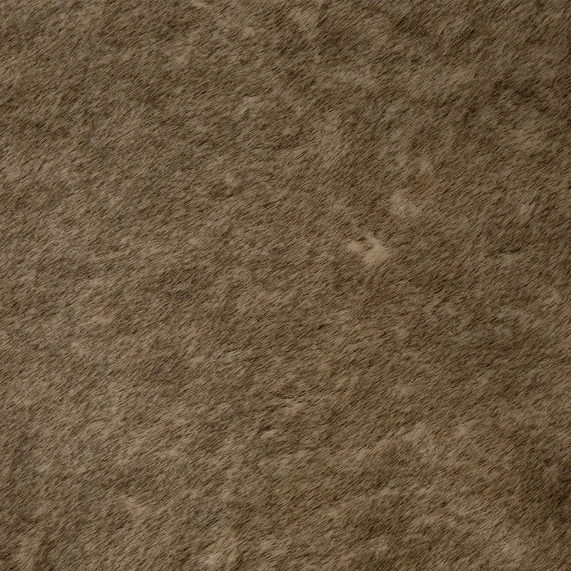 Northlight 48in Brown Wolf Fur Indoor Tree Skirt