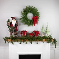 Northlight Cypress And Pine Cone   Unlit Christmas Indoor Garland