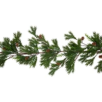 Northlight Cypress And Pine Cone   Unlit Christmas Indoor Garland
