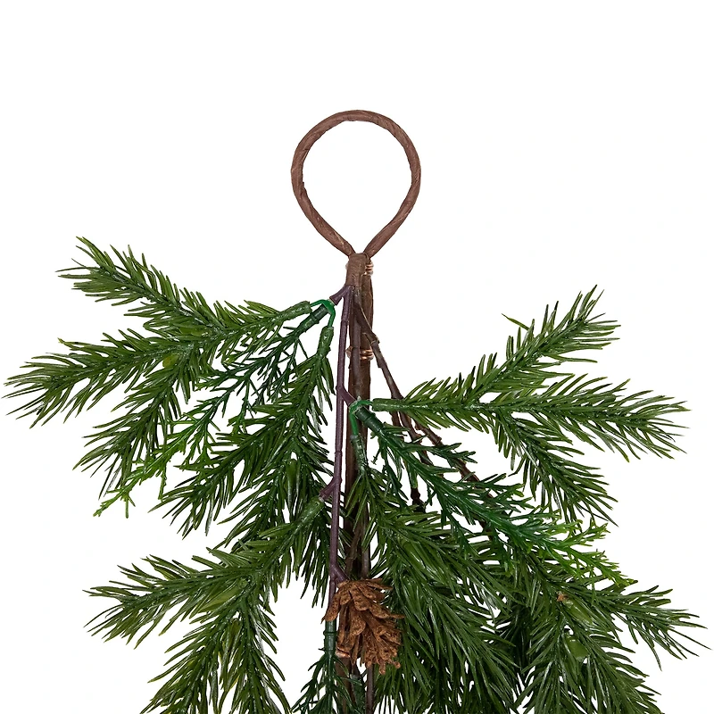 Northlight Cypress And Pine Cone Unlit Christmas Indoor Garland