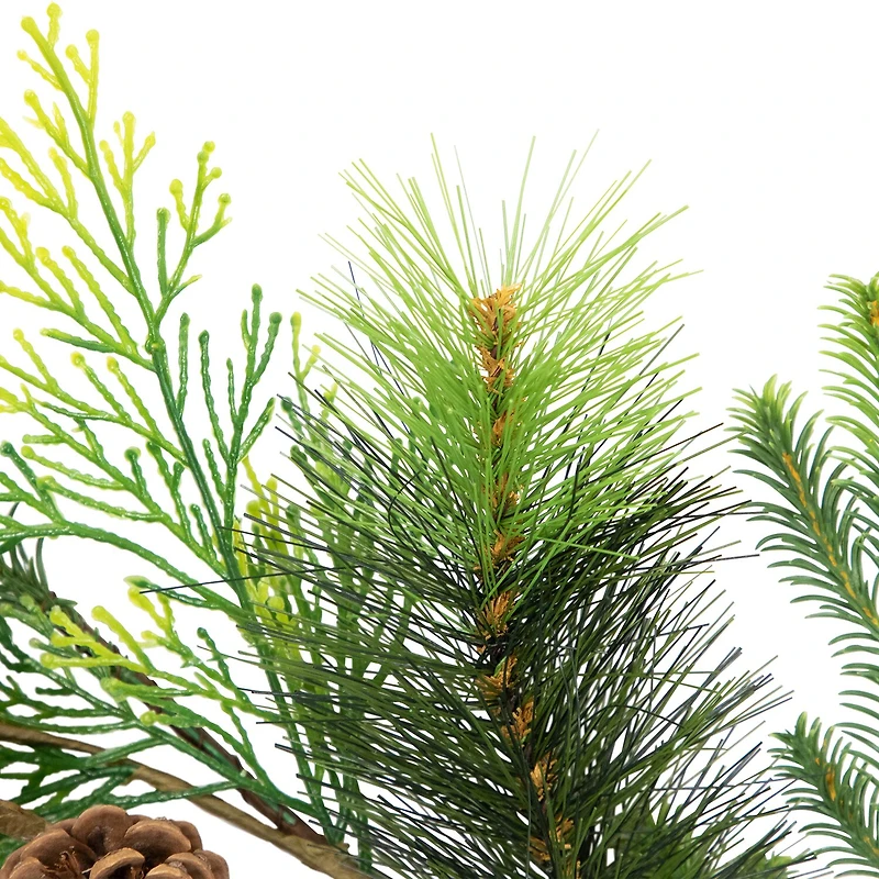 Northlight Jingle Bells And Pinecones Christmas Indoor Garland