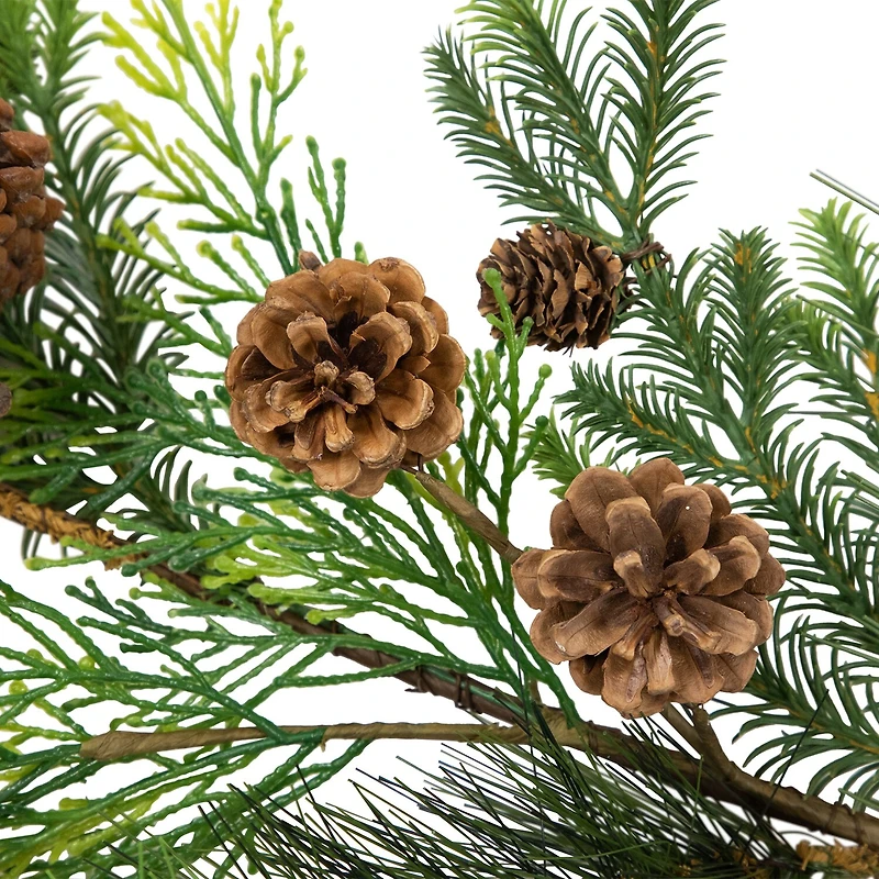 Northlight Jingle Bells And Pinecones Christmas Indoor Garland