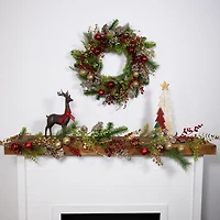 Northlight Ball Glittered Christmas Indoor Garland