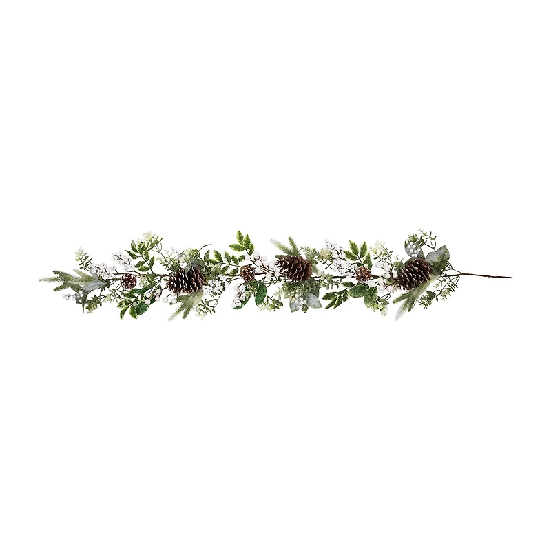 Northlight Frosted Pinecones Christmas Indoor Garland