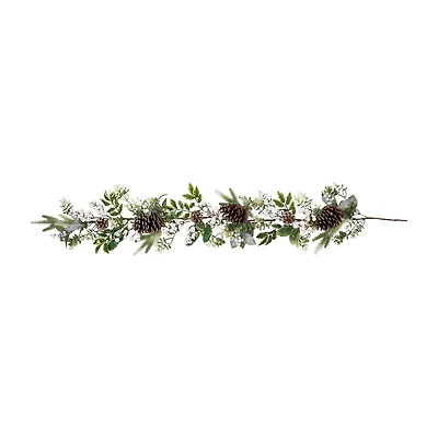 Northlight Frosted Pinecones Christmas Indoor Garland