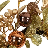 Northlight Ball  Glittered Wreath