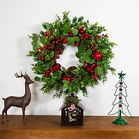 Northlight Boxwood And Pine Wreath