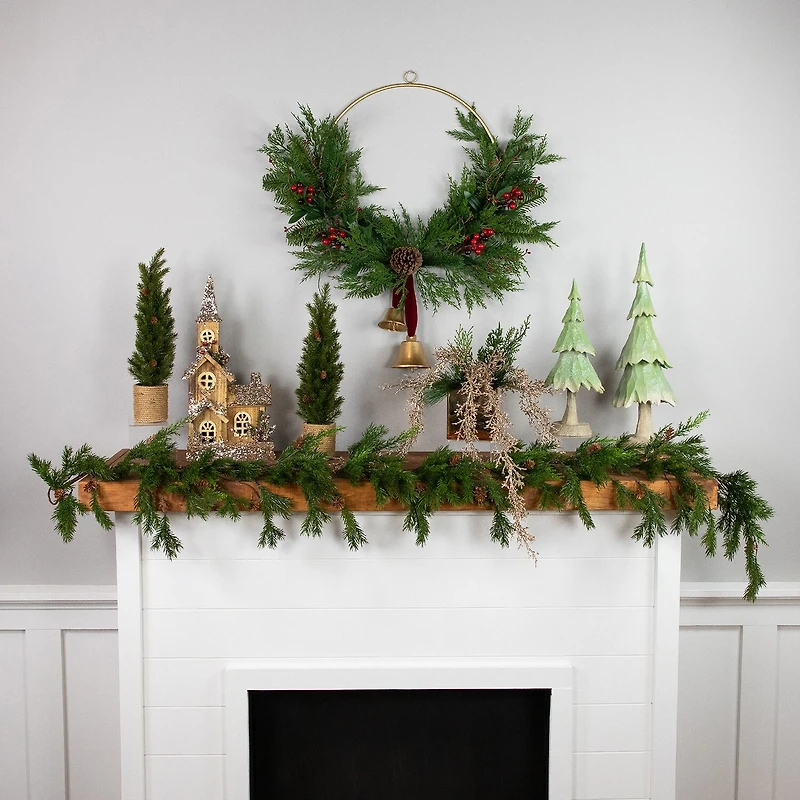Northlight Cypress And Pine Wreath