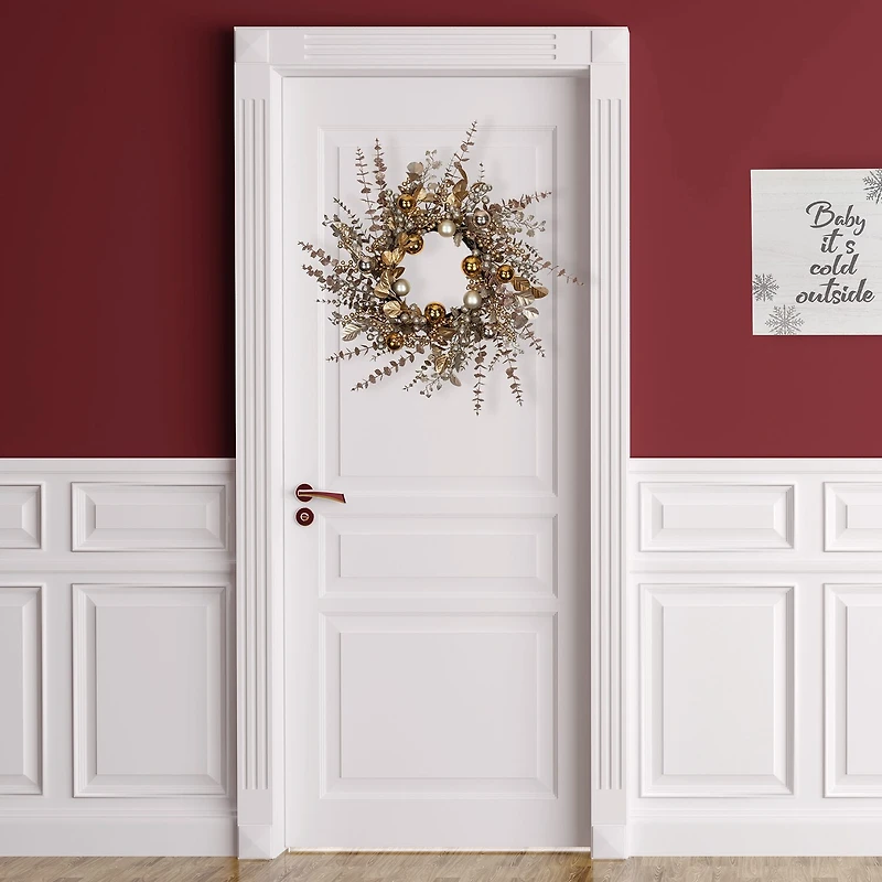 Northlight Holly And Berry Wreath