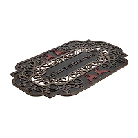 Northlight Black And Copper Merry Indoor Rectangular Doormat