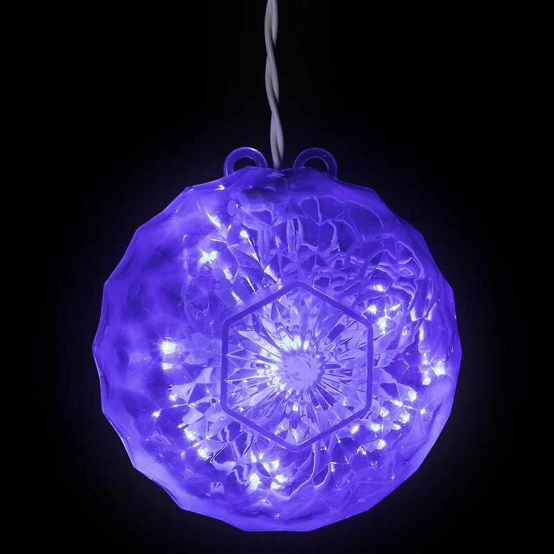 Northlight Handing Crystal Blue Led Lighted Christmas Yard Art