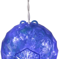 Northlight Handing Crystal Blue Led Lighted Christmas Yard Art
