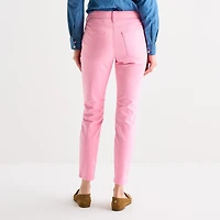 St. John's Bay Womens Mid Rise Skinny Fit Jean