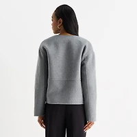 Liz Claiborne Womens Midweight Cropped Jacket