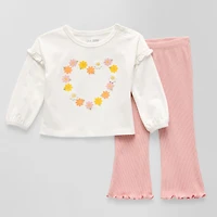 Okie Dokie Baby Girls 2-pc. Pant Set