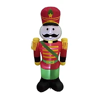 Northlight Clear Lighted Soldier Christmas Inflatable