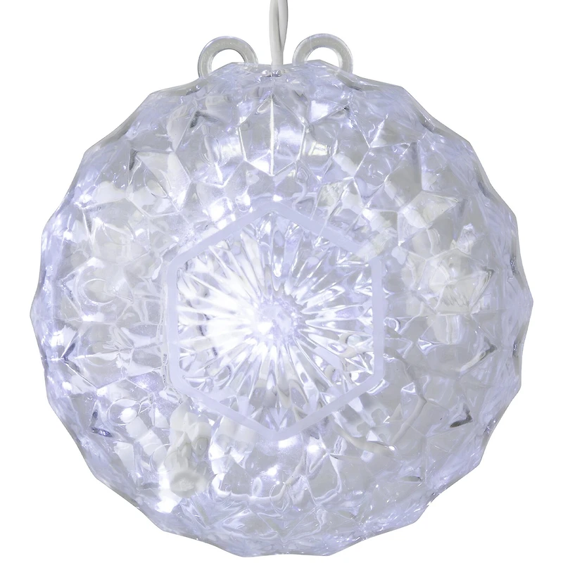 Northlight White Led Lighted Crystal Christmas Yard Art