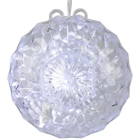 Northlight White Led Lighted Crystal Christmas Yard Art