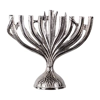 Northlight 15.5" Metal Menorah Candle Holder