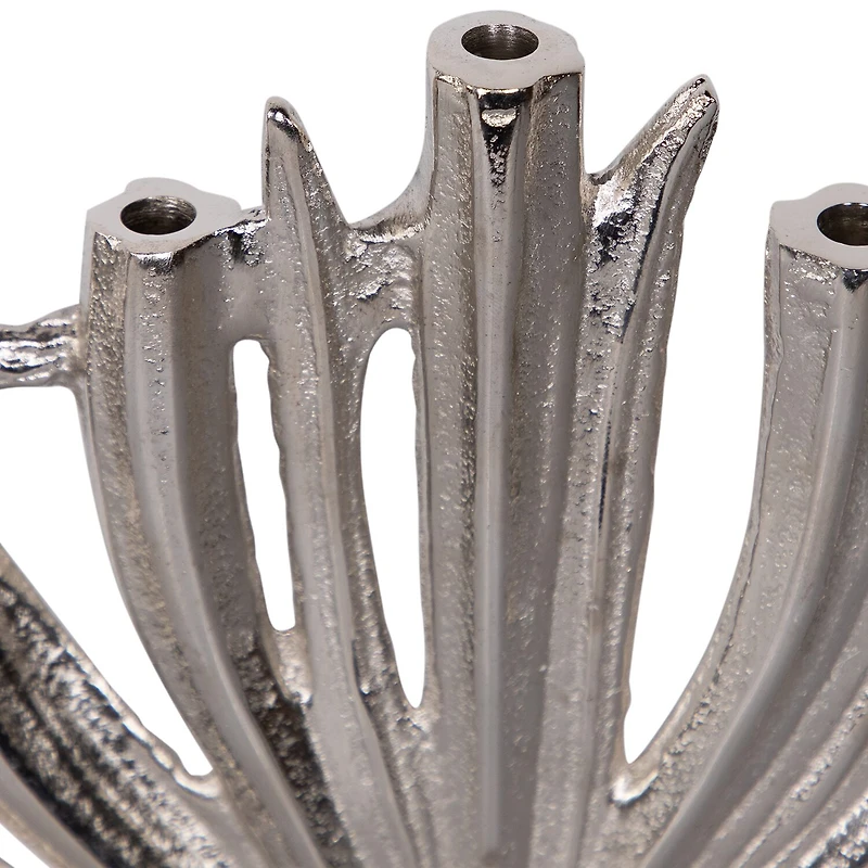 Northlight 15.5" Metal Menorah Candle Holder