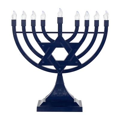 Northlight Led Star Of David Menorah Lighted Hanukkah Tabletop Decor