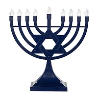 Northlight Led Star Of David Menorah Lighted Hanukkah Tabletop Decor