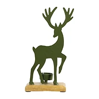 Northlight 10.5" Reindeer Tealight Candle Holder