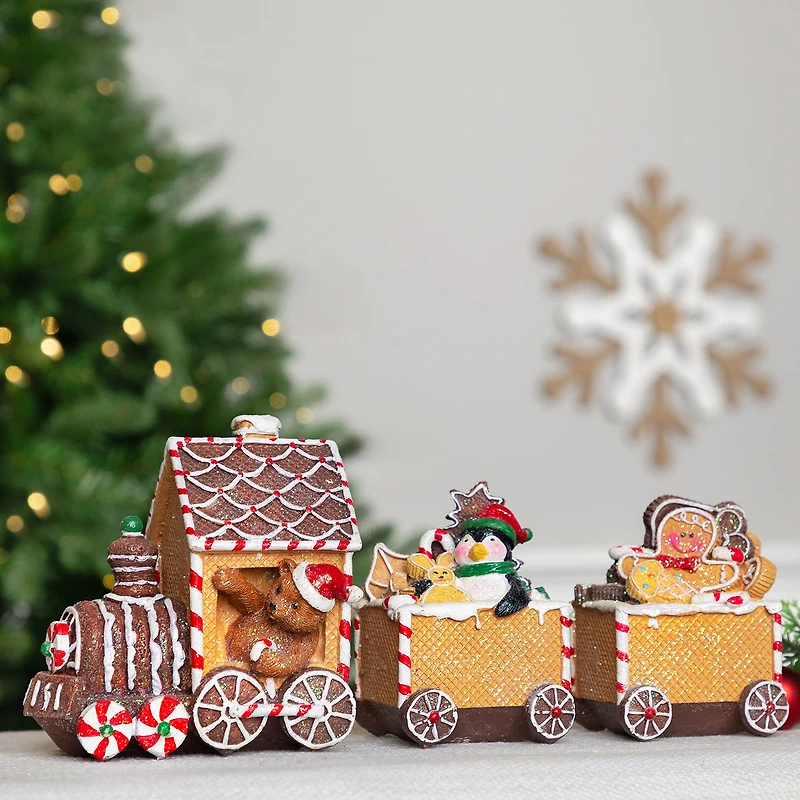 Northlight 10" Candy Cane Train Christmas Tabletop Decor