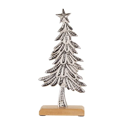 Northlight Embossed Swaying Metal Christmas Tabletop Tree