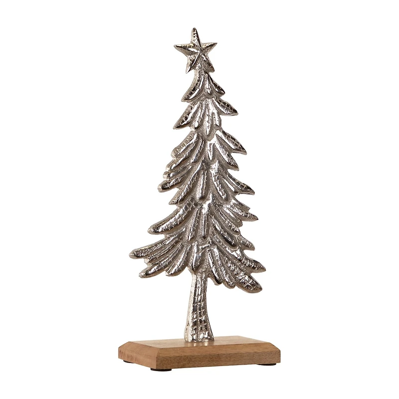 Northlight Embossed Swaying Metal Christmas Tabletop Tree