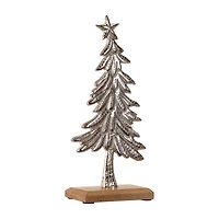 Northlight Embossed Swaying Metal Christmas Tabletop Tree