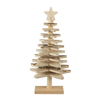 Northlight Star Cut Outs Wooden Christmas Tabletop Tree