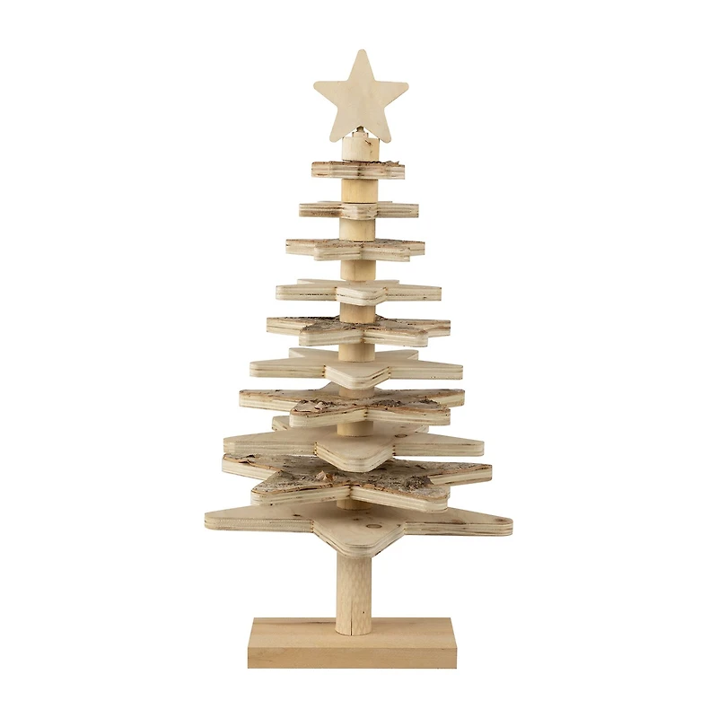 Northlight Star Cut Outs Wooden Christmas Tabletop Tree