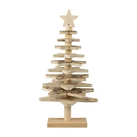 Northlight Star Cut Outs Wooden Christmas Tabletop Tree