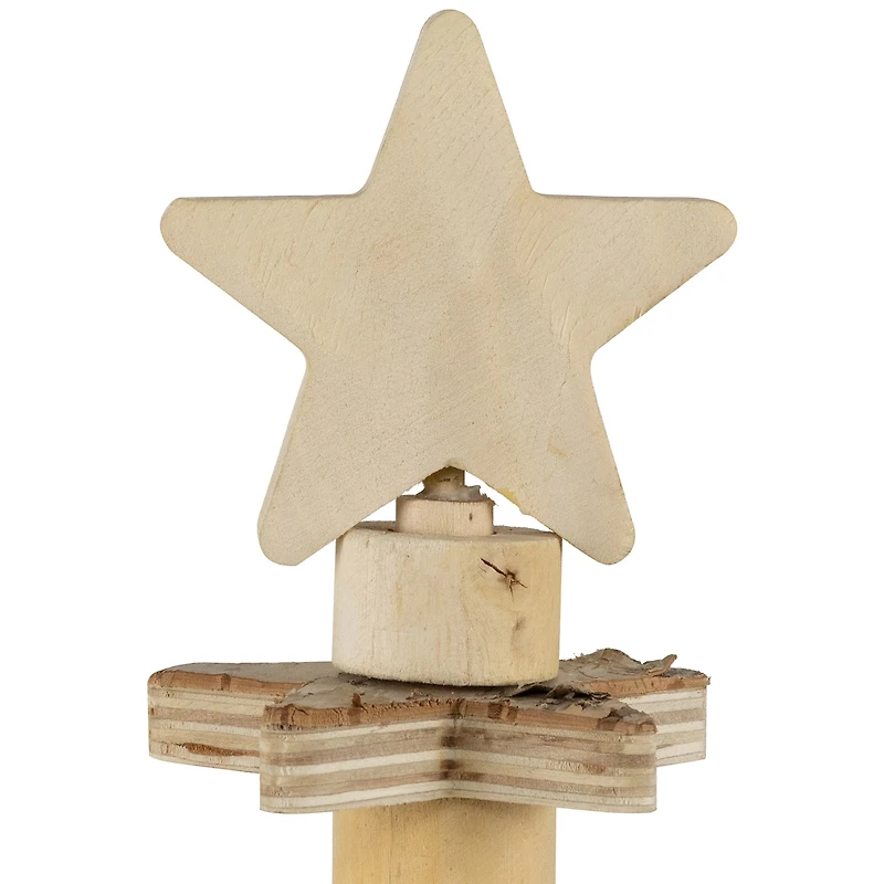 Northlight Star Cut Outs Wooden Christmas Tabletop Tree