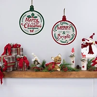 Northlight Ornament Style Metal 2-pc. Wall Sign