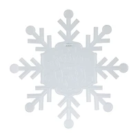 Northlight 15.75" Snowflake Wall Sign