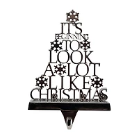 Northlight 6.5" Metal Tree Christmas Stocking Holder