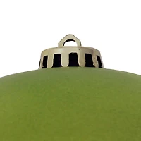 8'' Kiwi Green Shatterproof Matte Commercial Christmas Ball Ornament (200mm)