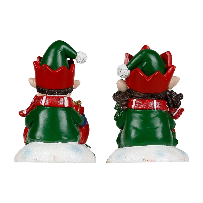Northlight 5" Elves 2-pc. Christmas Stocking Holder
