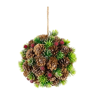 Northlight 5" Berries And Pine Christmas Ornament