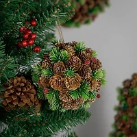 Northlight 5" Berries And Pine Christmas Ornament