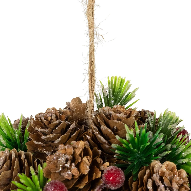 Northlight 5" Berries And Pine Christmas Ornament