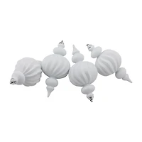 Northlight 10" Shatterproof Finial 4-pc. Christmas Ornament