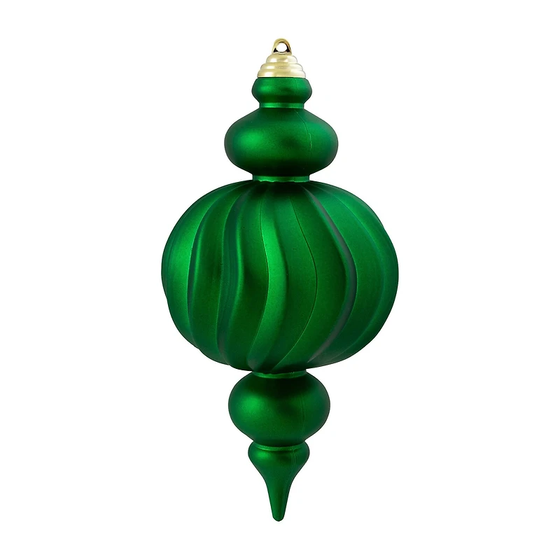 Northlight 10" Shatterproof Finial 4-pc. Christmas Ornament