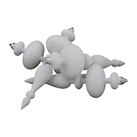 Northlight 14" Shatterproof Finial 4-pc. Christmas Ornament