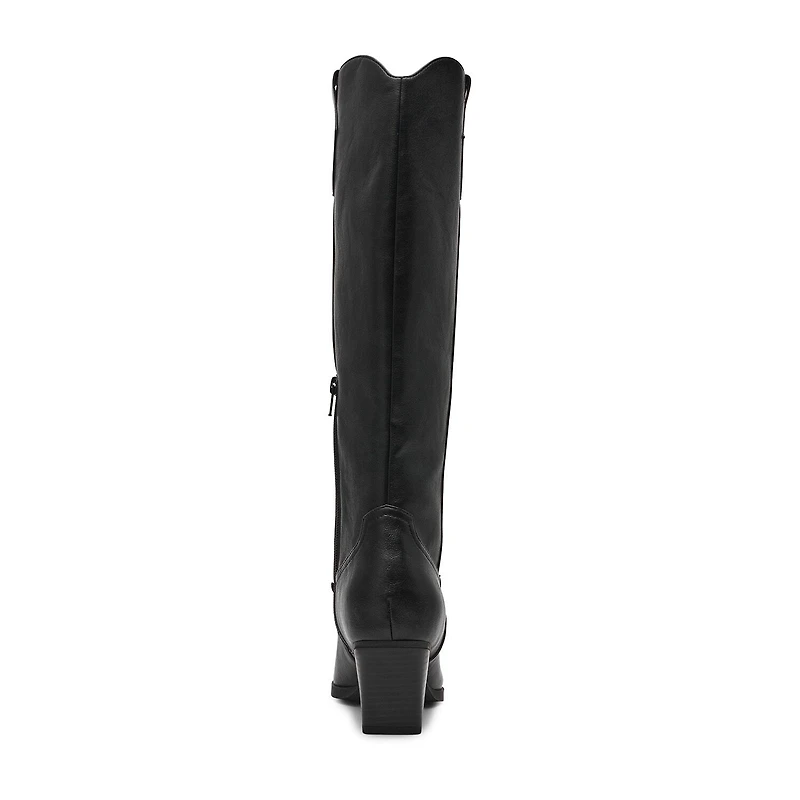 DV8 Womens Kyna Stacked Heel Cowboy Boots