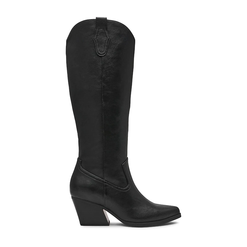 DV8 Womens Kyna Stacked Heel Cowboy Boots