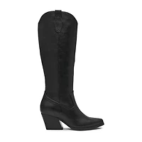 DV8 Womens Kyna Stacked Heel Cowboy Boots
