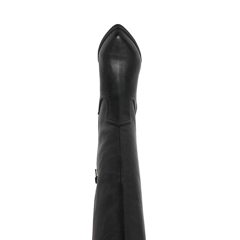 DV8 Womens Kyna Stacked Heel Cowboy Boots